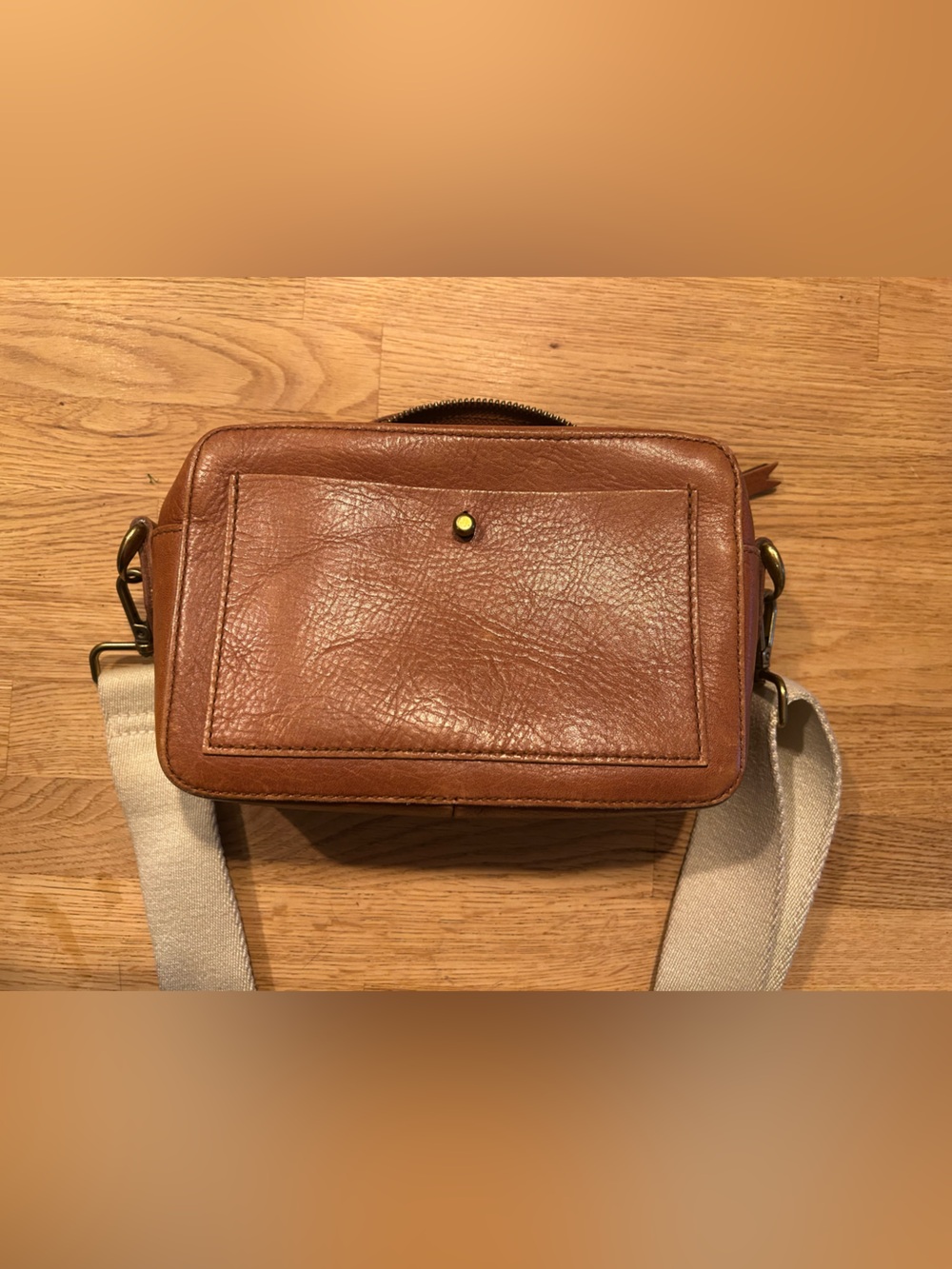 Brown Leather Crossbody Bag - Casual Carry Madewell Camera Bag